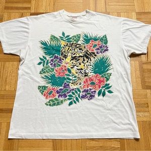 Vintage Single stitch 90's Tiger Graphic Tshirt